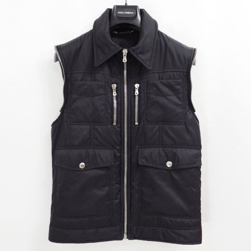 DOLCE&GABBANA MULTI POCKET JACKET-VEST